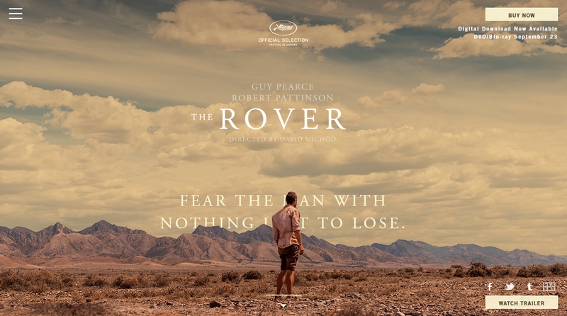 The Rover c. film weblapjának képe